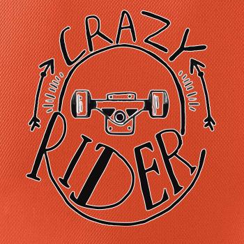 Crazy skateboard rider