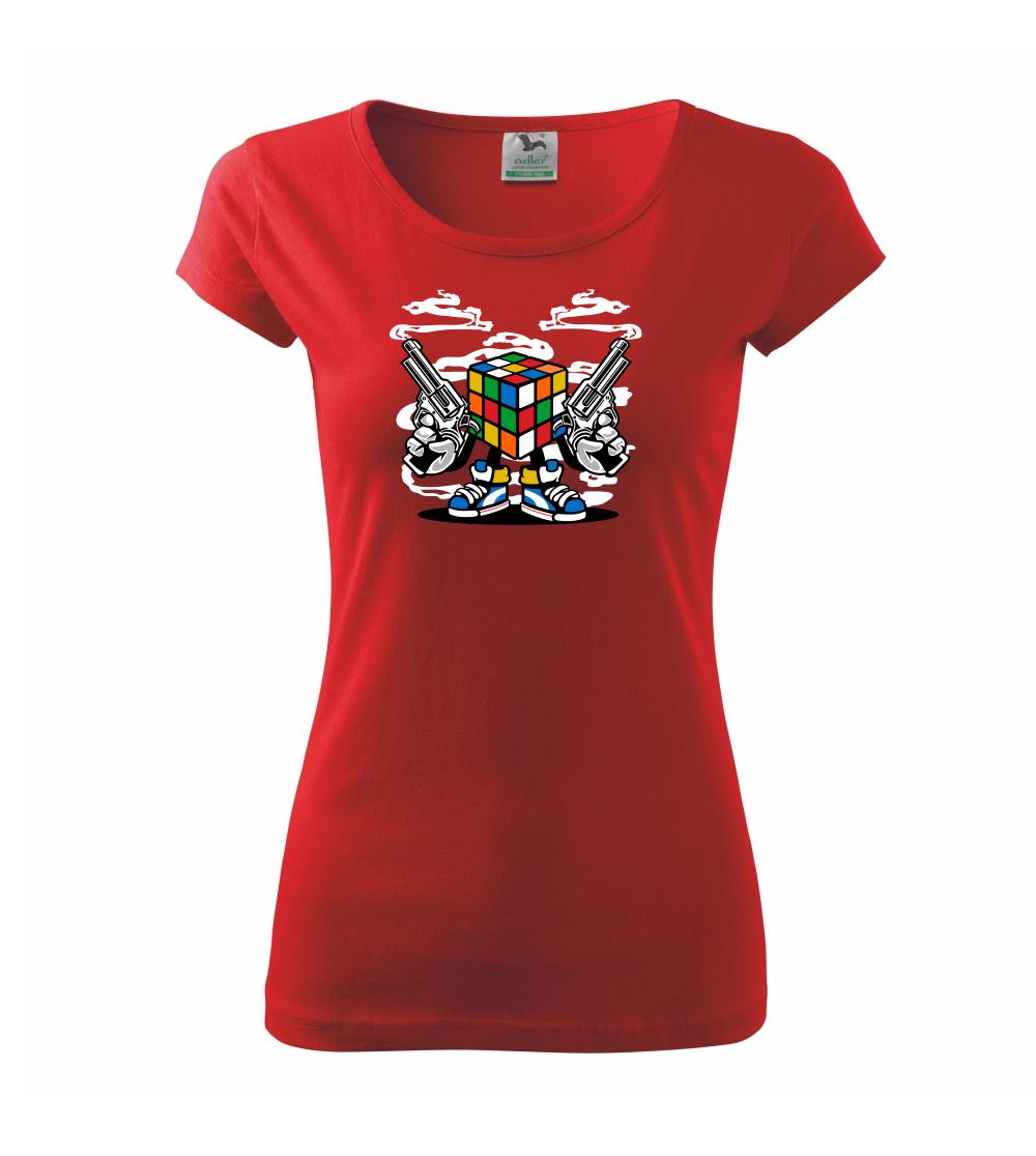 Grafické tričká - Rubikátor zabil - Dámske tričko Pure