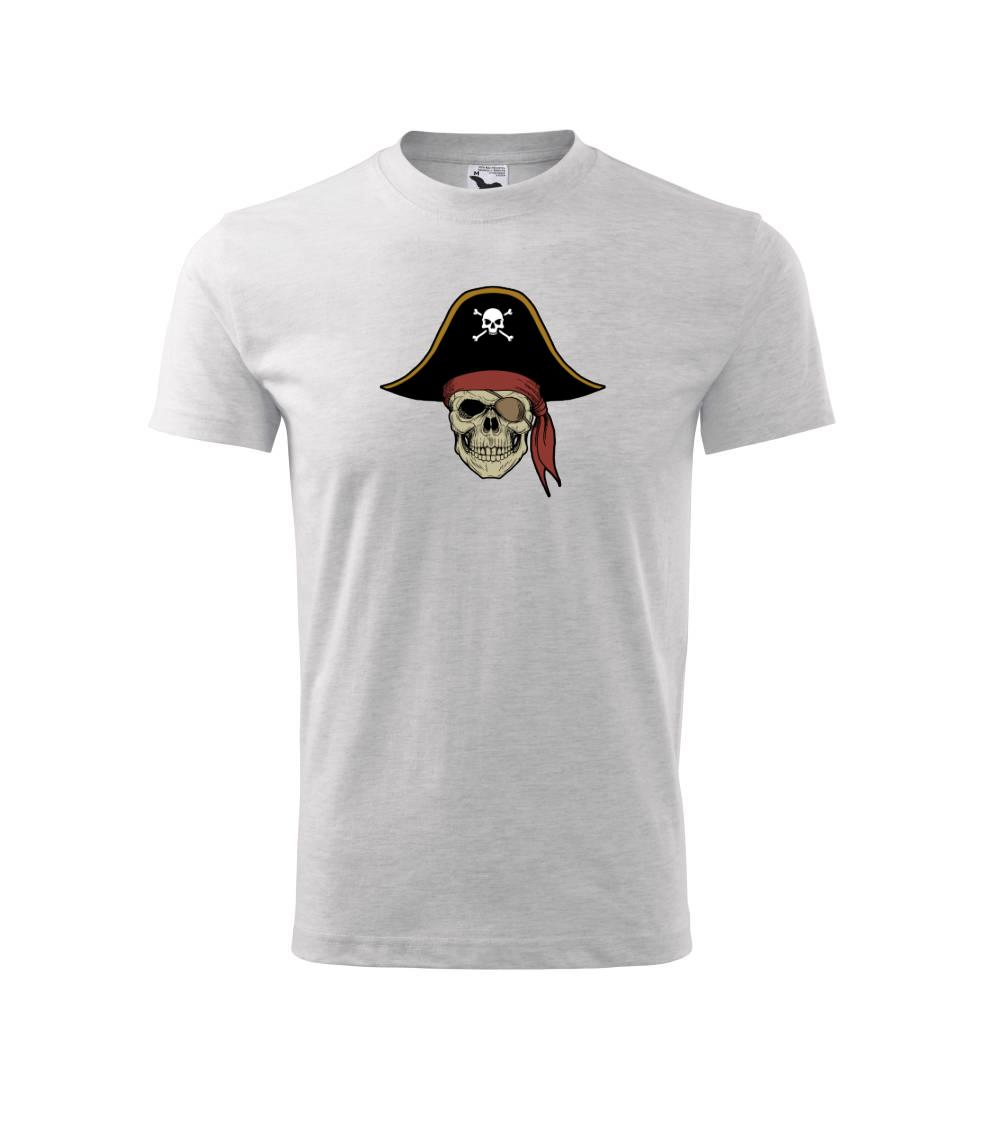 Pirátska lebka s klobúkom  Pirátska lebka s klobúkom