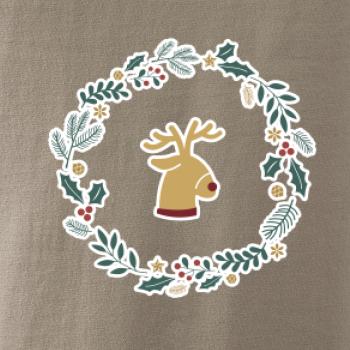 Vianočný veniec so sobom