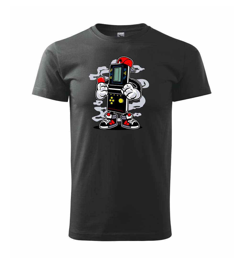 Tričká pre ajťákov - Videohráč - Tričko extra veľké  (5-8XL)