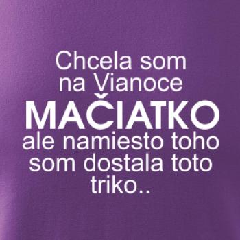 Chcela som na Vianoce mačiatko