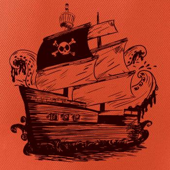 Pirátská loď maľovaná