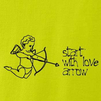 Start with love arrow Start with love arrow