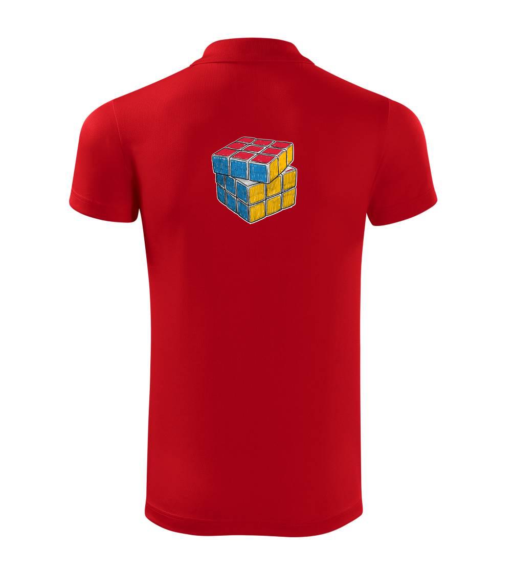 Rubikova kocka kreslená Rubikova kocka kreslená