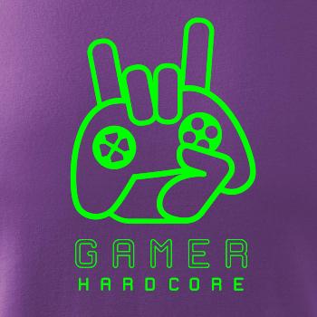 Hardcore gamer - ruka - zelená