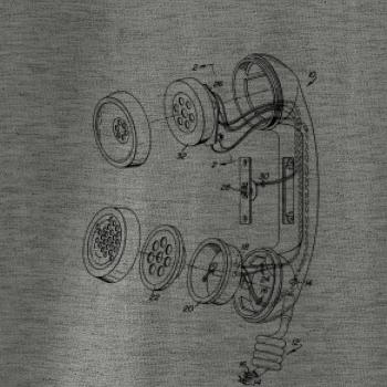 Nákres telefónne slúchadlo staré