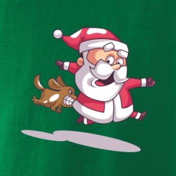 Santa so zahryznutým psom
