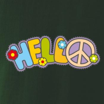 Hello hippie symbol