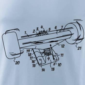 Skateboard nákres kolieska