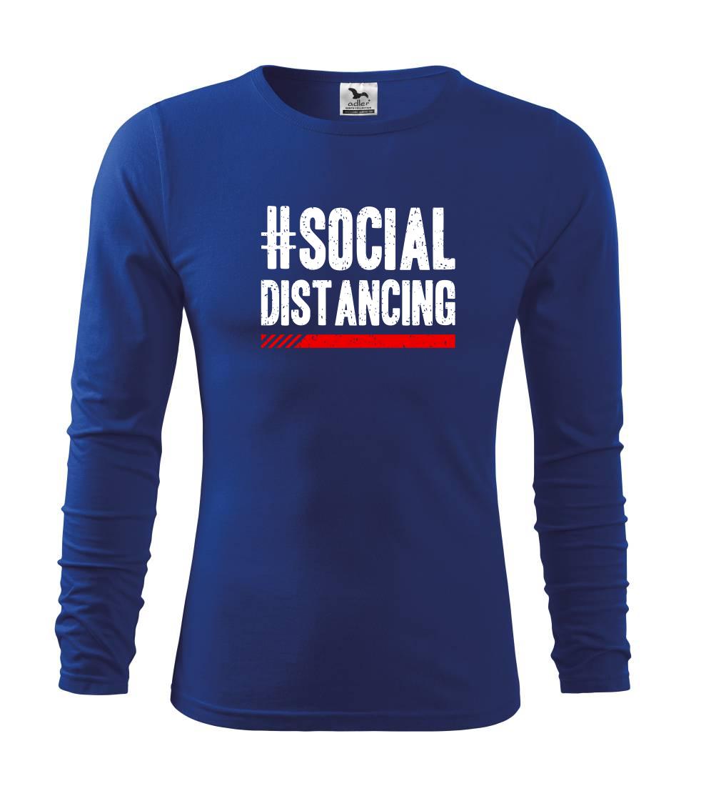 Social distancing - Tričko detské Long Sleeve