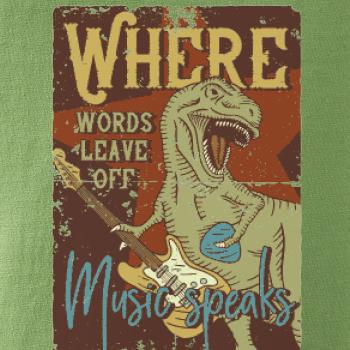 Where words leave off