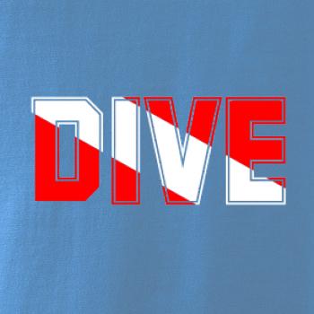 Dive nápis vlajka Dive nápis vlajka