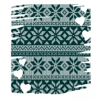 Vianočný vzor v rámčeku