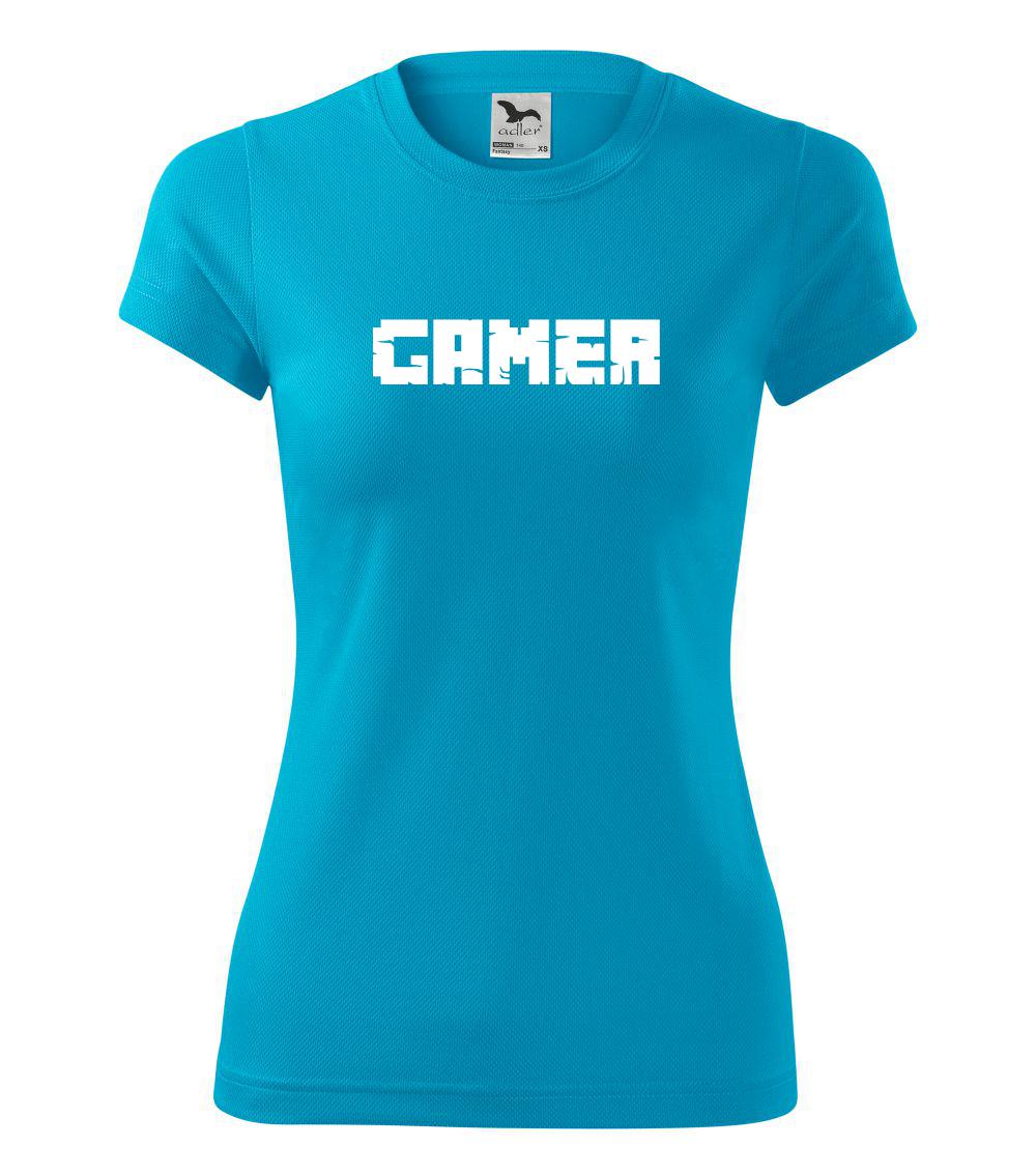 Tričká pre ajťákov - Gamer nápis - Dámske Fantasy športové (dresovina)