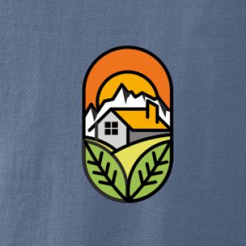 Chalupa pri západe slnka Chalupa pri západe slnka