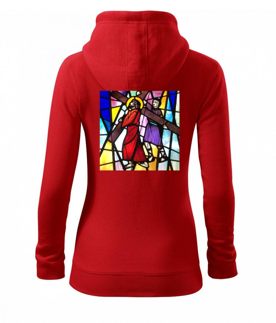 Vitráž - Ježiš a kríž Vitráž - Ježiš a kríž