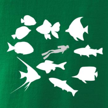 Potápač ryby štvorec