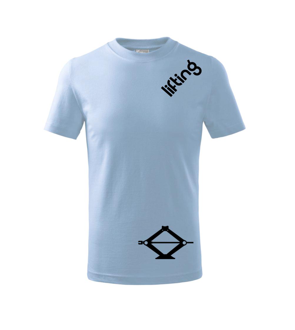 Lifting nápis šikmo