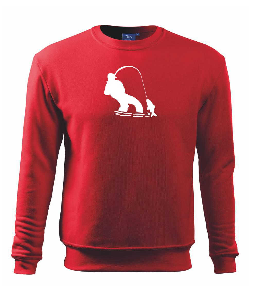 Rybár ťahajúce rybu Rybár ťahajúce rybu