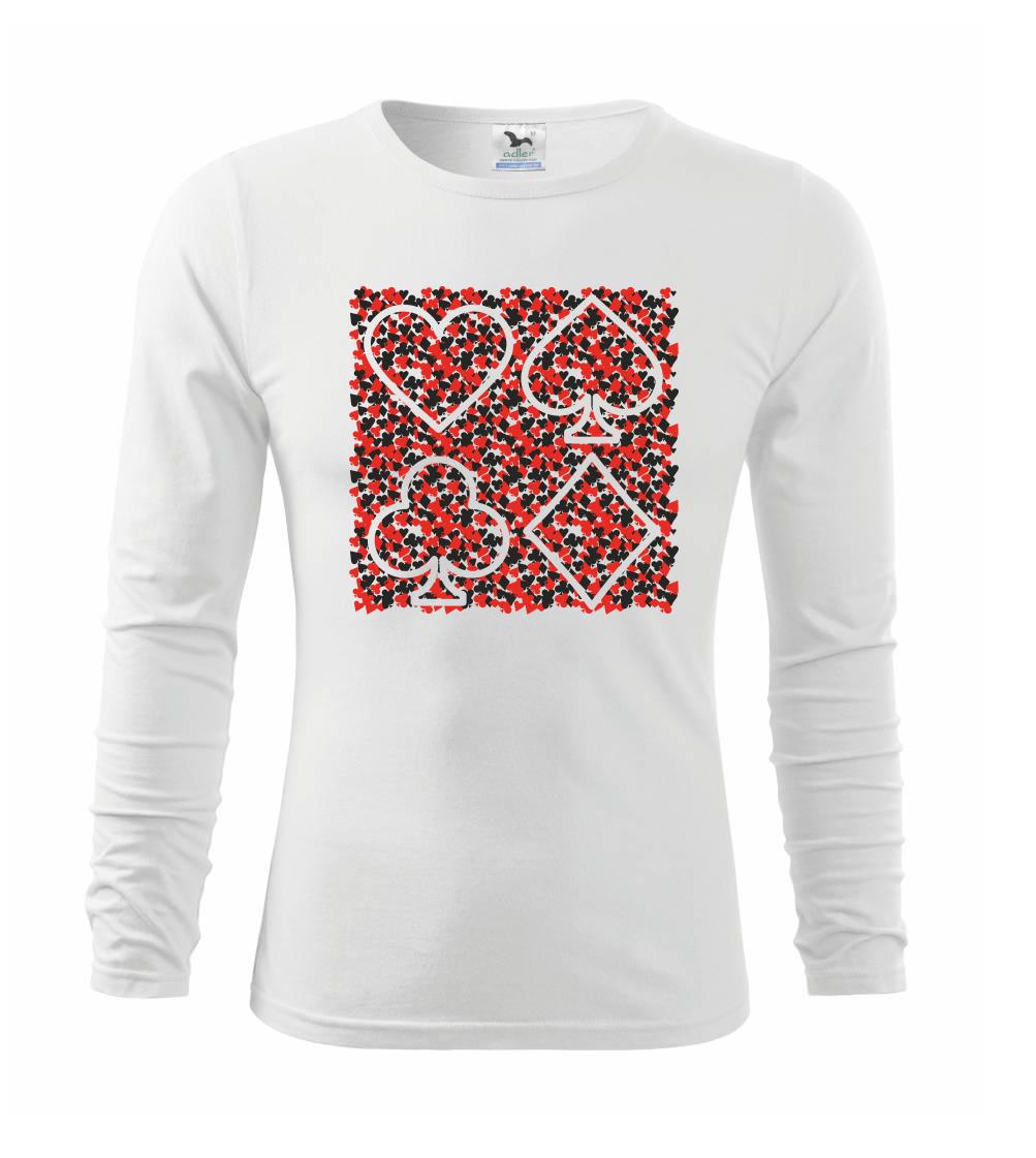 Poker tričká - Poker tapeta - Tričko detské Long Sleeve