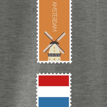 Amsterdam známka farebná