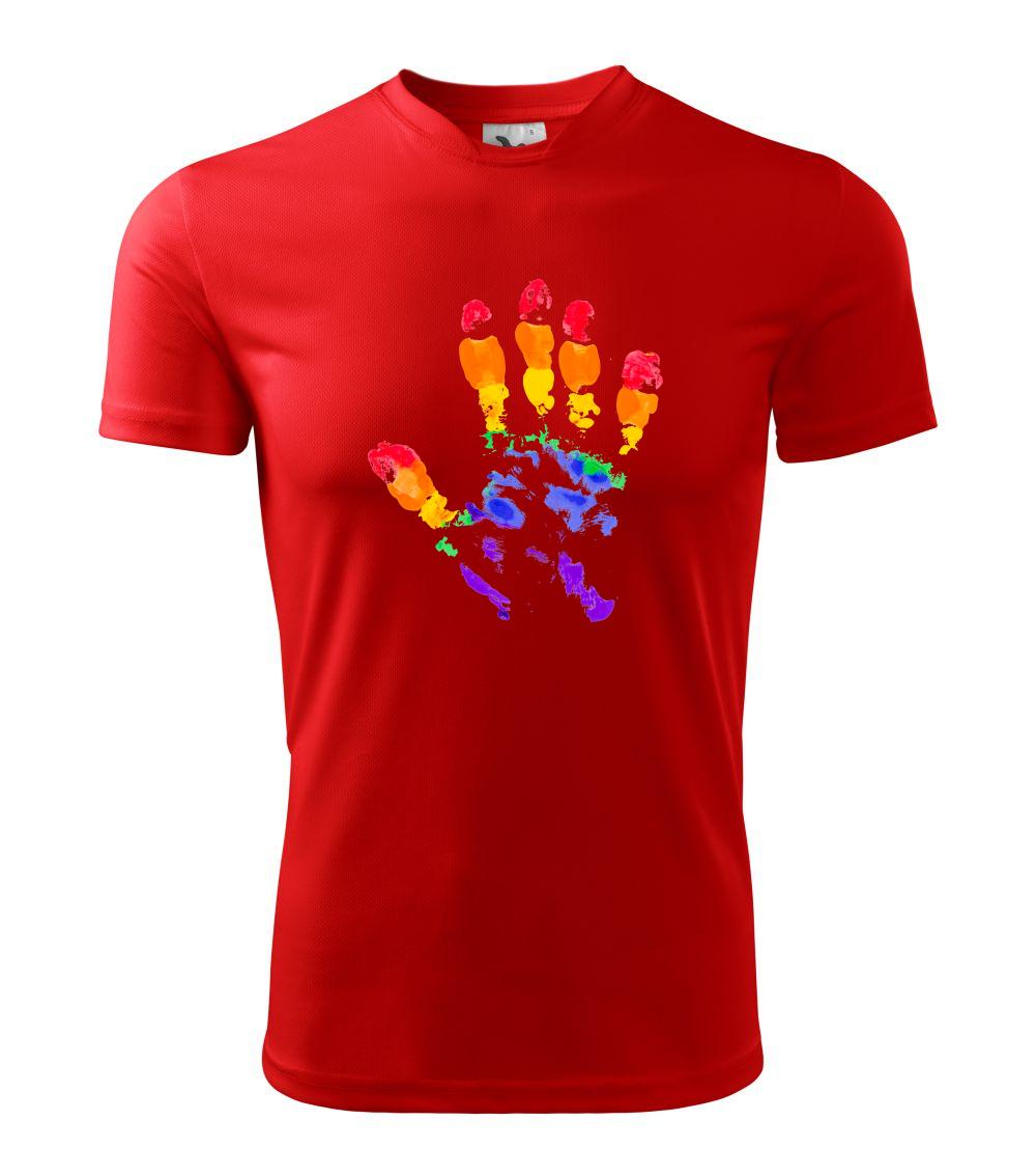 LGBT hand print LGBT hand print