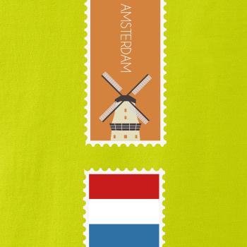 Amsterdam známka farebná