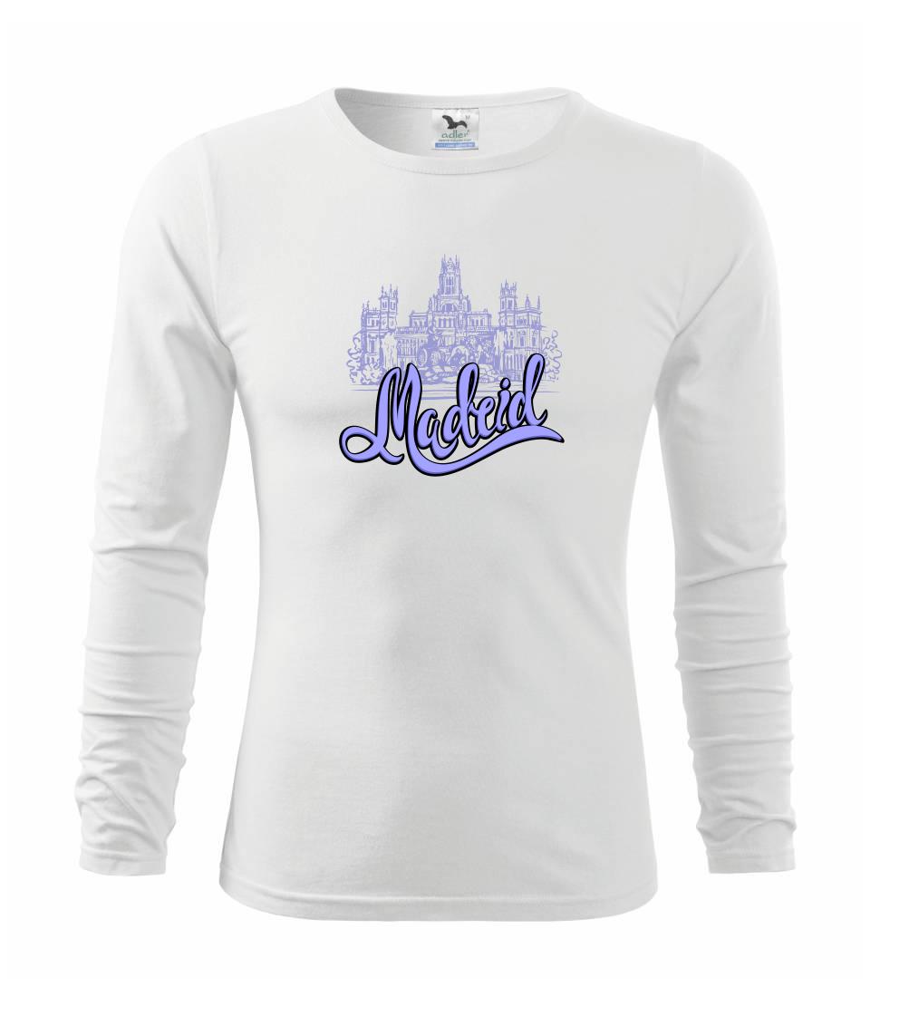 Ostatné mestá / miesta - Madrid Lettering - Tričko detské Long Sleeve