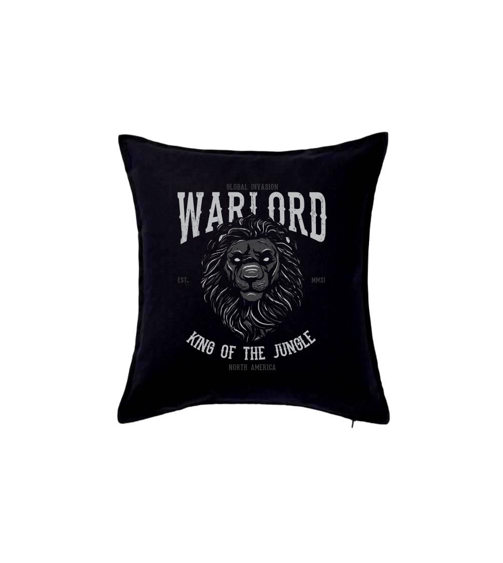 Tričká so zvieratami - Lion warlord - Vankúš 50x50