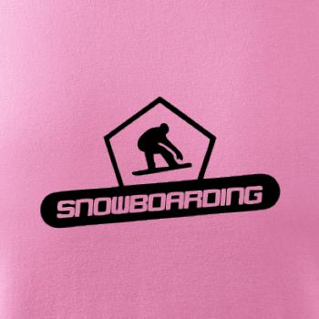 Snowboarding nápis logo