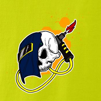 Zvárač - kreslená lebka