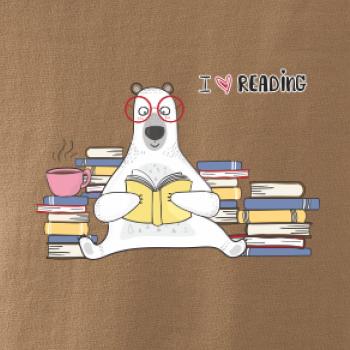 I love reading medveď I love reading medveď