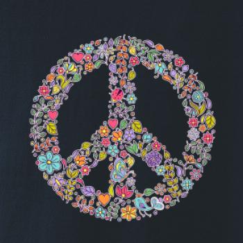 Peace symbol lístečky