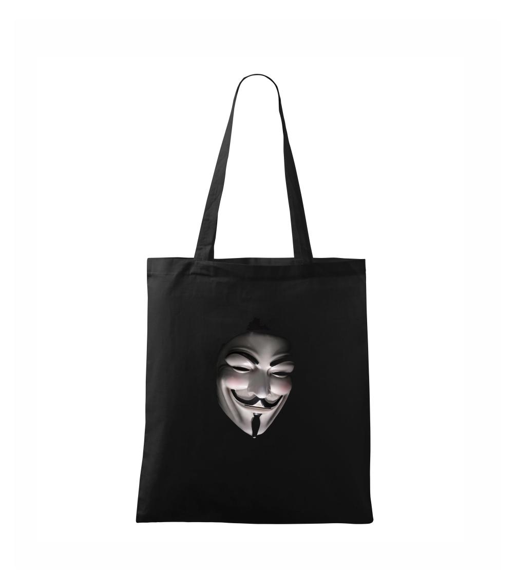 Fawkes maska - Taška bavlnená