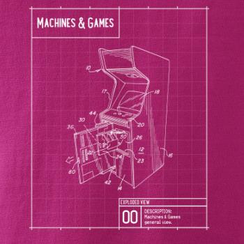 Nákres herný automat otvorený