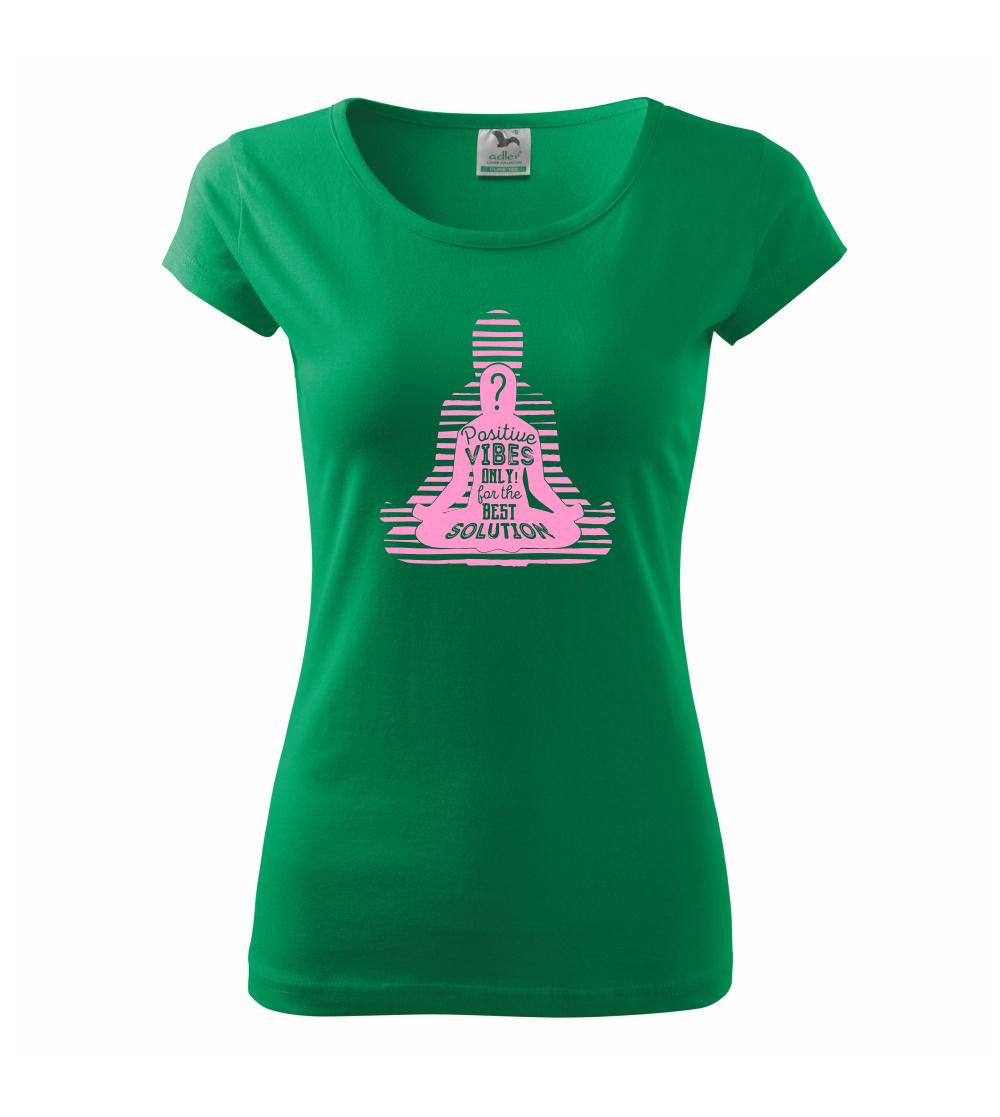 Joga - positive vibes only ružová Joga - positive vibes only ružová