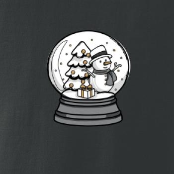 Sněhová koule se sněhulákem