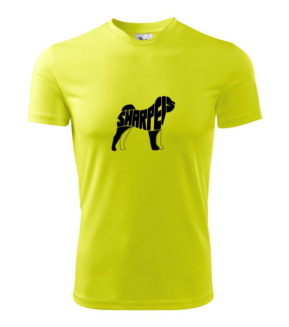 Ostatné psie plemená - Šarpej - Pánske tričko Fantasy športové