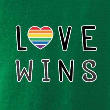 Love wins nápis
