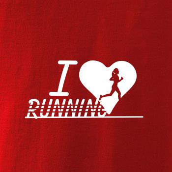 I love running dievča