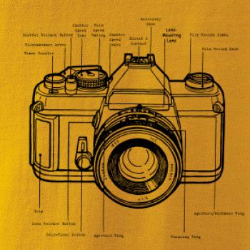 Nákres starý fotoaparát Nákres starý fotoaparát