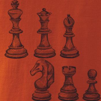 Šachové figúrky kreslené Šachové figúrky kreslené