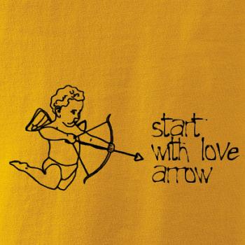 Start with love arrow