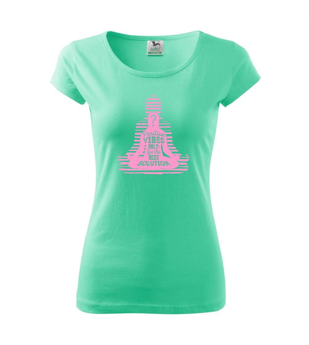 Joga - positive vibes only ružová Joga - positive vibes only ružová