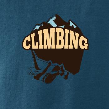 Climbing horolezec na logu