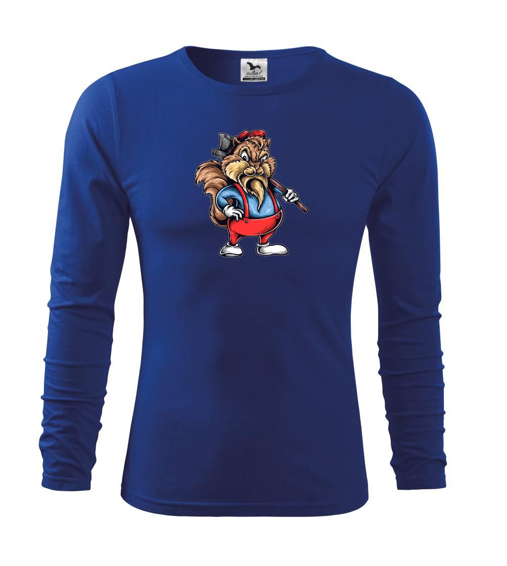 Tričká pre poľovníkov a drevorubačov - Drsný drevorubač - Tričko detské Long Sleeve