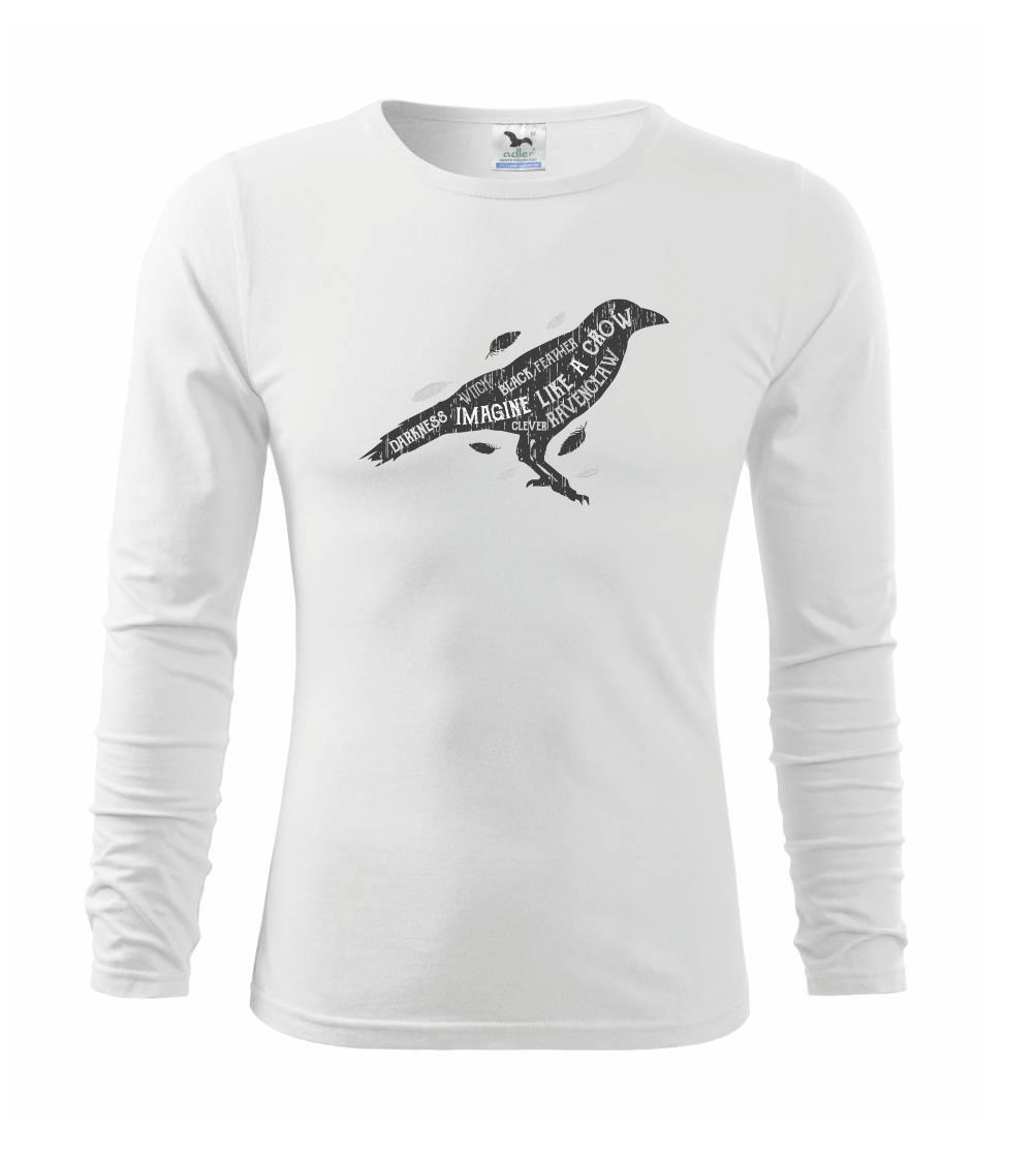 Tričká so zvieratami - Crow darkness - Tričko detské Long Sleeve