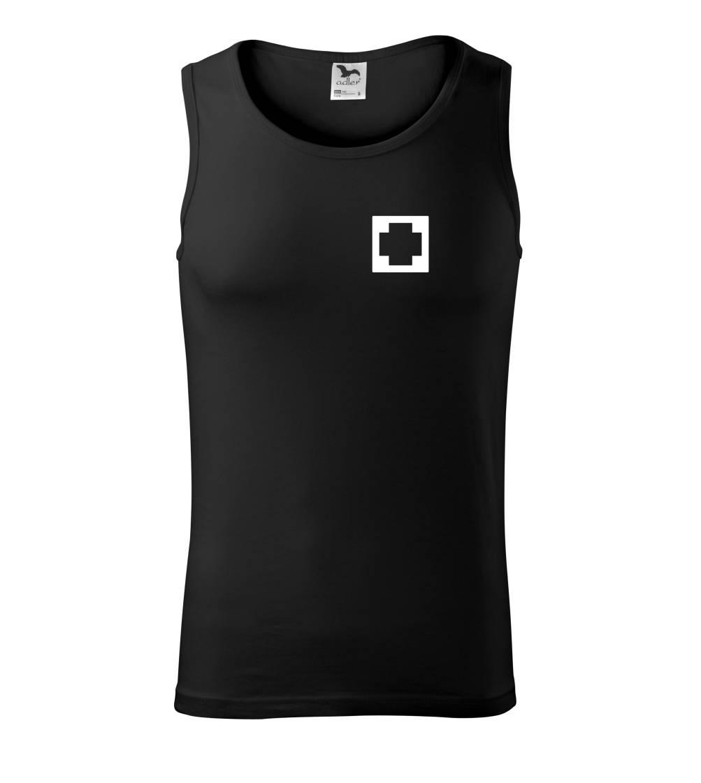 Tričká a mikiny pre záchranárov a lekárov - Kvalitné oblečenie pre zdravotníkov - Hranatý kríž - Rescue - Tielko pánske Core