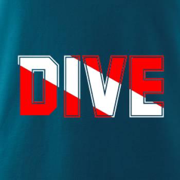 Dive nápis vlajka